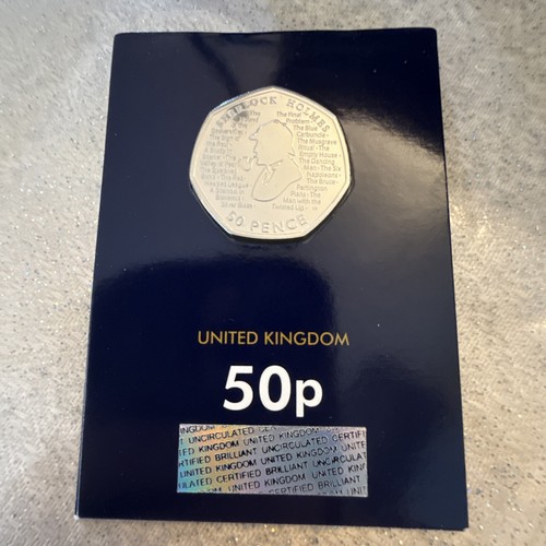 2019 sherlock holmes - 50p, coin