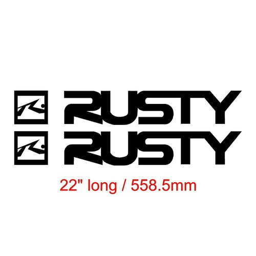 Rusty snowboard skateboard - 22",