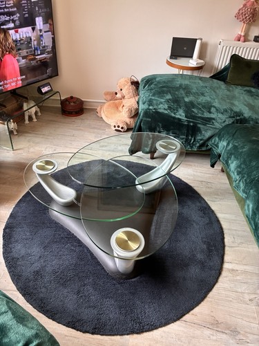 Glass swivel oval triple - glass,