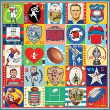 Wakefield Trinity Rugby Club Print, Rugby Gift, Rugby Art, Trinity Rugby Fan