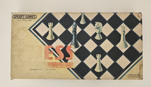 Spear games chess set - games, 1969