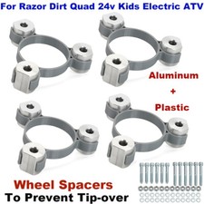 Wheel Spacers For Razor Dirt Quad Electric ATV (Stability & To Prevent Tip-over)