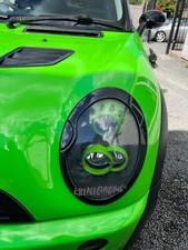 Fits MINI Carbon Look Head Light Trims for MINI Cooper S JCW R50 R52 R53 GEN 1