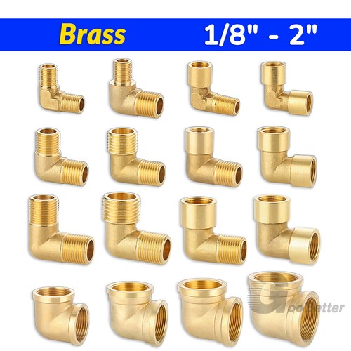 Brass elbow degree - brass, 90