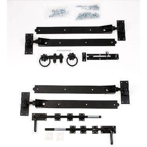 Adjustable black hook - black, 18"
