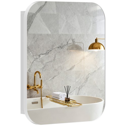 Homcom wall mounted bathroom - wall,