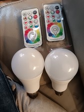 Colour Changing Light Bulb B22 Mobri 10W RGBW LED 21key Remote Control 12 Colour