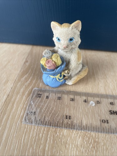 Miniature cat figurine - , from