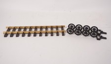Lot Train Line 45 Gauge G Straight Track With 4-Piece Wheel Set Model Railway