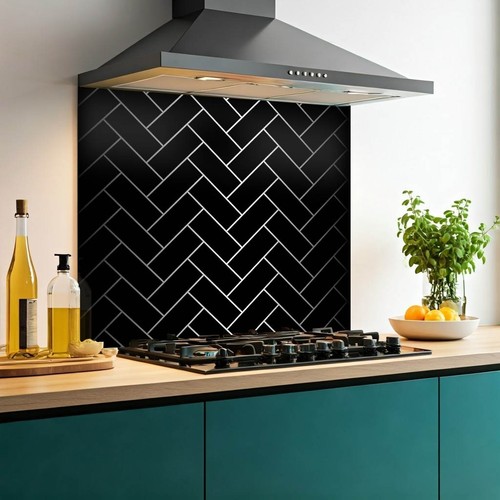 Printed glass kitchen - printed,