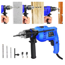 Hammer Drill 240V Impact Drill, 850W Corded Electric 3000rpm Variable Speed