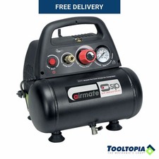 SIP Airmate Air Compressor Oil Free Direct Drive 230V 1.5HP 6L 8 Bar 6.4CFM 97dB