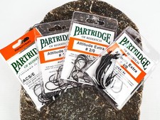PARTRIDGE - ATTITUDE EXTRA (ACS/E) BLACK NICKEL STRAIGHT EYE - FLY TYING HOOK