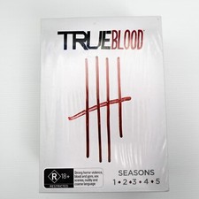 NEW True Blood: Season 1 - 5 (Box Set DVD 2013) Complete TV Series 1 2 3 4 5
