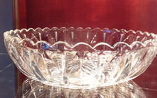 Vintage Large Clear Glass
