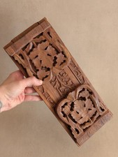 Vintage Hand-Carved Floral