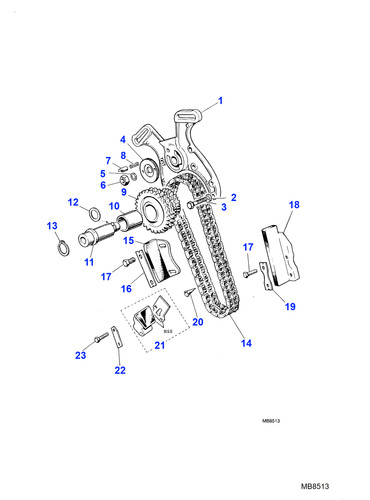 Jaguar genuine timing chain - jaguar,