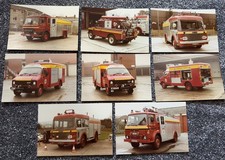 South Glamorgan Fire Service - 8 Fire Engine Photographs Job Lot
