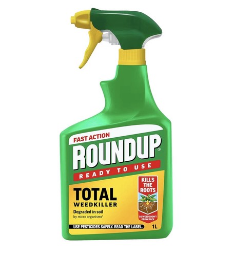 Roundup total fast - total, weed