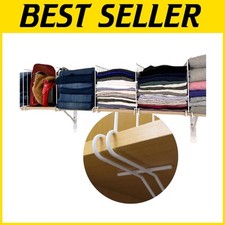 12-Inch Tall Shelf Dividers, 8-Pack Closet Organizers for Neat Storage Solutions