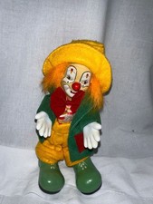 Vintage Clown Doll Figure Soft