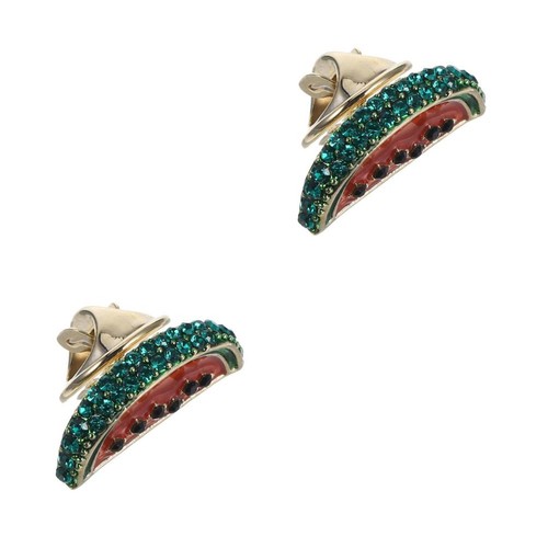 2pcs watermelon brooch copper - brooch,