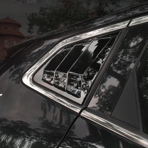 Glossy black rear window - black,