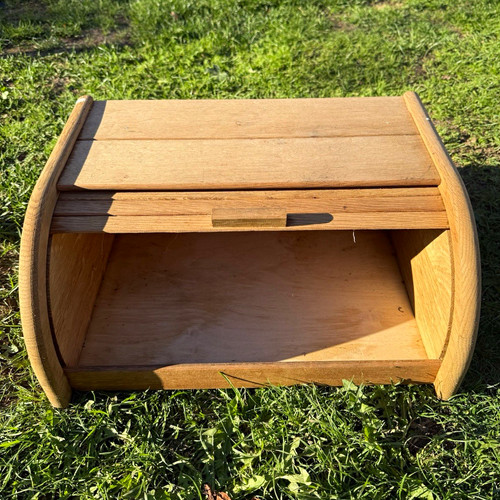 Wooden oak tone roll top - roll,