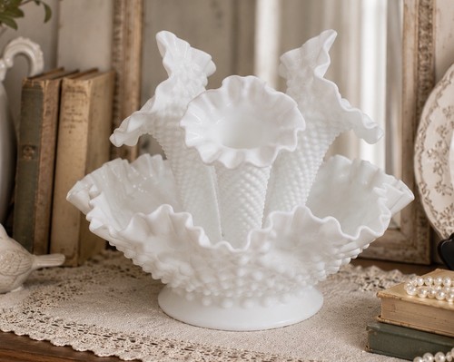 Fenton milk glass hobnail - hobnail, 3