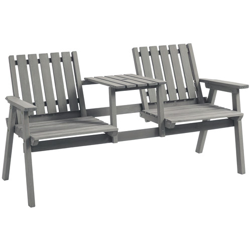 Outsunny seater wooden - 2-seater,