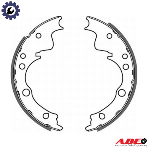 Brake shoe set - brake,