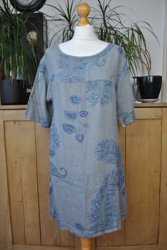Made italy linen grey blue - made,