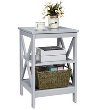 GAINOOM 3-Tier Nightstand Side