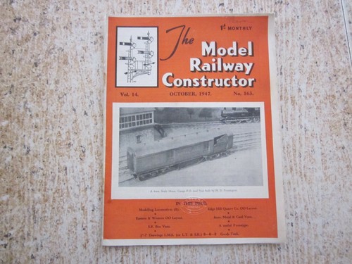 October 1947 model - model, railway