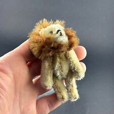 vintage SCHUCO MINIATURE LION antique mohair metal body steiff bear