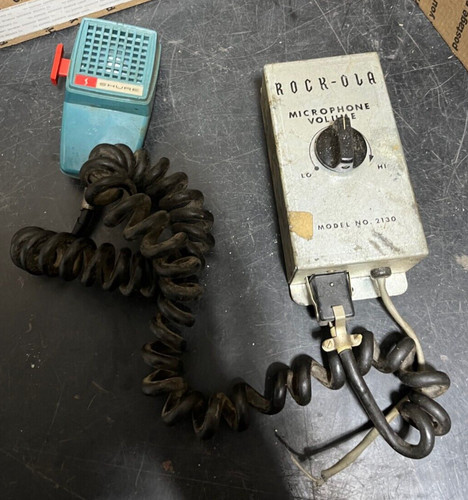 Vintage rock ola microphone - vintage, rock-ola
