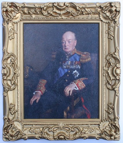 Sir winston churchill framed - sir,