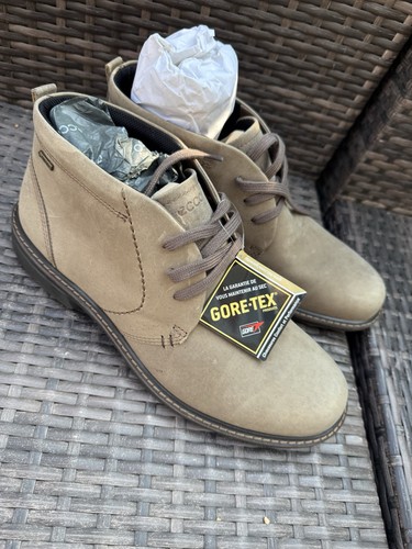 Ecco goretex leather chukka - goretex,