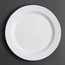 Olympia Enamel Dinner Plates