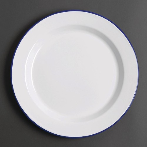 Olympia enamel dinner plates - dinner,