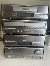 Denon D110 Hifi Stack System Cd Twin Cassette Tuner And Amp Fully Working VGC