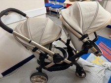 Icandy peach 7 twin pram in