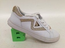GUESS White Gold Glitter Trainers Size UK 5.5 EU 38.5 US 7.5 Womens