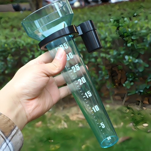 Transparent rain gauge - gauge, cup