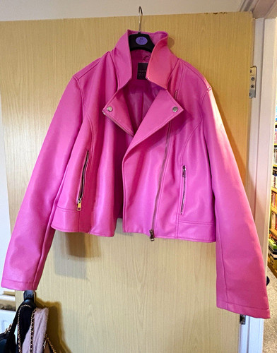 Primark pink faux leather - primark,