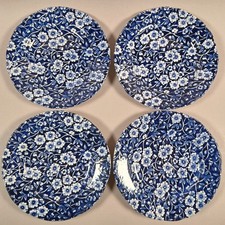 4 x Crownford  - Blue Calico -