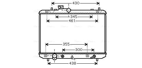 Ava engine cooling radiator - ava,