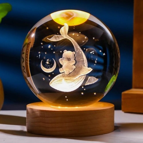 Crystal ball led night - crystal,