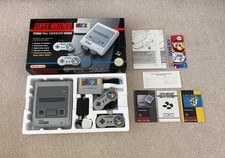 Super Mario World Console - Super Nintendo SNES  *Tested & Working* Boxed PAL