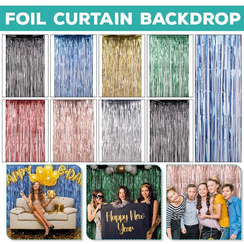 Foil fringe tinsel - 2m-3m,